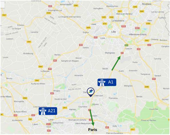 Entrepôt classe c Carvin 24905m² Location entrepôt classe c Carvin Pas-de-Calais OLLOG2106259 1